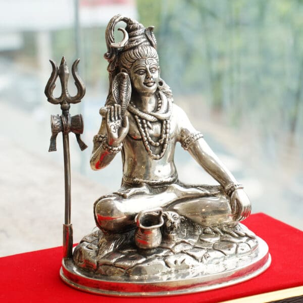 925 Silver Shiv Ji Statue MRTSS/1