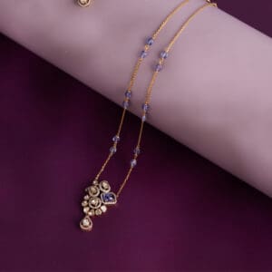 18KT Gold kundan Polki Necklace PKC18/5