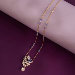 18KT Gold kundan Polki Necklace PKC18/5