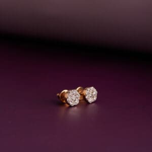 Minimalist Diamond Stud For Dailywear DTP/475