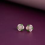 18kt Gold Stud Diamond Earrings DER/541