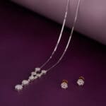 18kt White Gold Diamond Necklace DCN/87