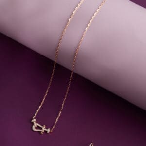 14Kt Gold Diamond Necklace DCN14/38