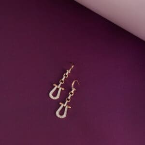 14Kt Gold Diamond Earrings DER14/494