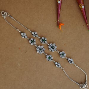 925 Silver Flower Anklet PYSS/837