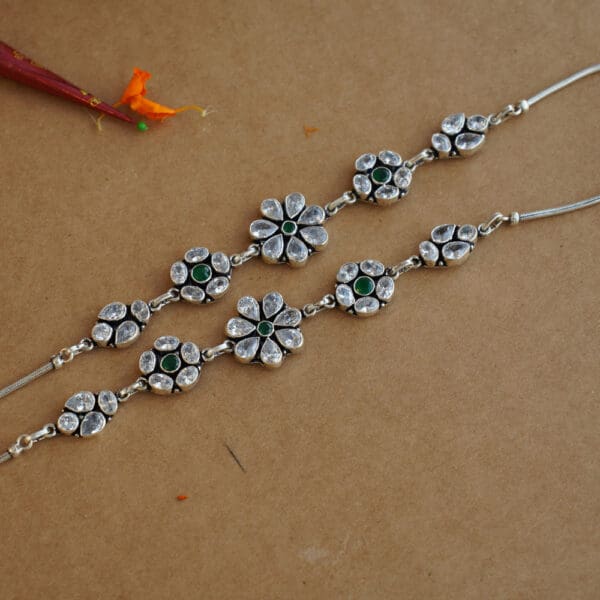 925 Silver Flower Anklet PYSS/837