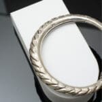 925 Antique Silver Trishul Damru Adjustable Kara KASS/114