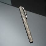 925 Antique Silver Fountain Pen with Refill Kalash & Floral Carving MISS/334