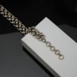 925 Antique Silver chain Bracelet with Pearl BLSS/22
