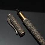 925 Sterling Silver Motif Carving Fountain Pen with Refill MISS/335