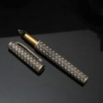 925 Antique Silver Fountain Pen with Refill digital Carving Design MISS/333