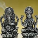 925 Silver Ganesha Laxmi Statue MRTSS/225