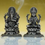 925 Silver Ganesha Laxmi Statue MRTSS/225