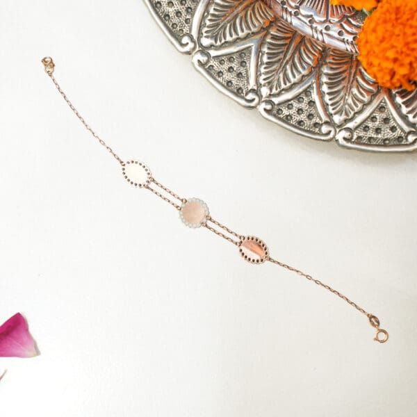 18Kt Gold Minimal Chain Bracelet CBL18/17