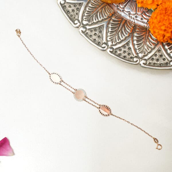 18Kt Gold Minimal Chain Bracelet CBL18/17