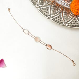 18Kt Gold Minimal Chain Bracelet CBL18/17