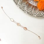 18Kt Gold Minimal Chain Bracelet CBL18/17