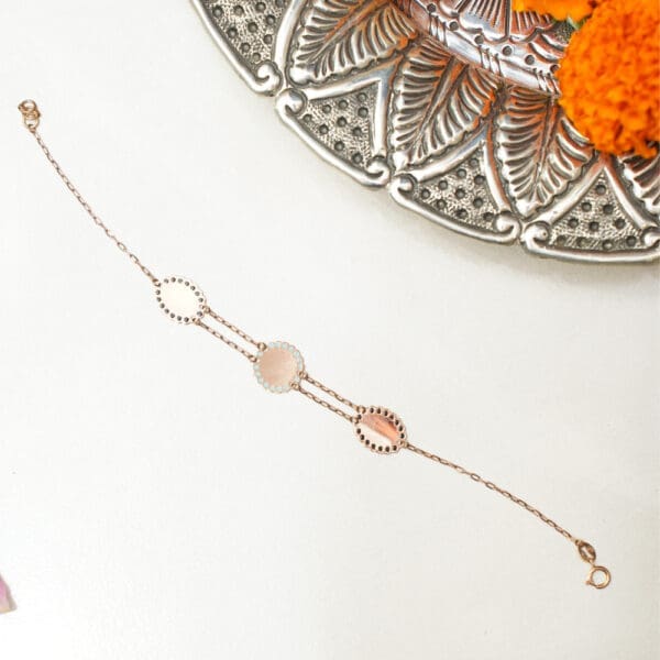 18Kt Gold Minimal Chain Bracelet CBL18/17