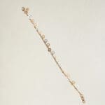 18Kt Gold Minimalist chain Bracelet with Charms CBL18/18