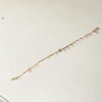 18Kt Gold Minimalist chain Bracelet with Charms CBL18/18