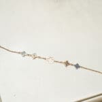 18kt Gold minimalist Charm Bracelt for Gift CBL18/2