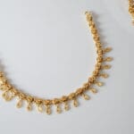 22Kt Gold Itelian Necklace With Earrings ST22/1309