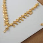 22Kt Gold Necklace With Matching Earrings ST22/1310