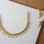 22Kt Gold Itelian Necklace With Earrings ST22/1309