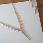 18Kt Rose Gold Necklace With Matching Earrings ST18/482