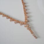 18Kt Rose Gold Necklace With Matching Earrings ST18/482
