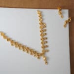 22Kt Gold Necklace With Matching Earrings ST22/1310
