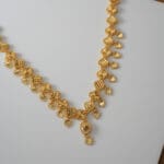 22Kt Gold Necklace With Matching Earrings ST22/1310