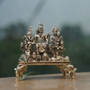 925 Silver Antique Shiva Family / Shiva Parivar MRTSS/325