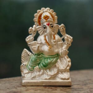 925 Silver Ganesha Statue Mrtss/53