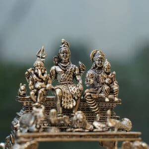 925 Silver Antique Shiva Family / Shiva Parivar MRTSS/325