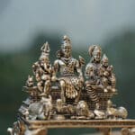 925 Silver Antique Shiva Family / Shiva Parivar MRTSS/325