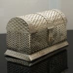 925 Silver Box for Dryfruits & Jewellery Pure Sterling Silver Storage Box BXSZ/7