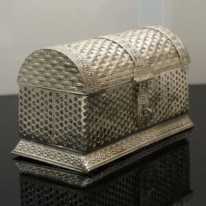 925 Silver Box for Dryfruits & Jewellery Pure Sterling Silver Storage Box BXSZ/7