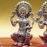 925 Silver Laxmi Ganesha Statue MRTSS/295