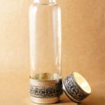 Sterling 915 Silver Antique Glass Bottle MISS/94