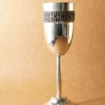 Elegant Sterling 915 Silver Wine Glass Handcrafted Luxury Drinkware GSSS/7