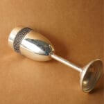 Elegant Sterling 915 Silver Wine Glass Handcrafted Luxury Drinkware GSSS/7