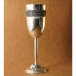 Elegant Sterling 915 Silver Wine Glass Handcrafted Luxury Drinkware GSSS/7