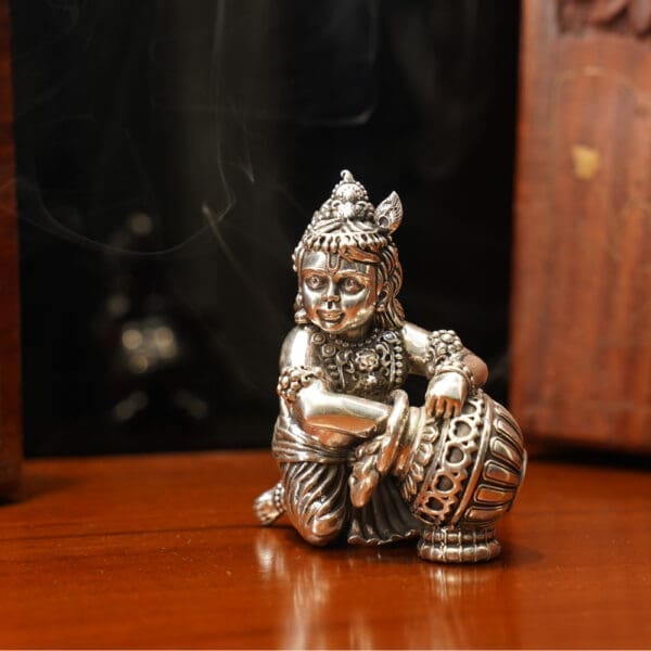 Antique 925 Silver Laddu Gopal MRTSS/218
