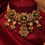 Polki Kundan Necklace with Matching Earrings PKCS8/9