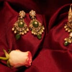 Polki Kundan Necklace with Matching Earrings PKCS8/9
