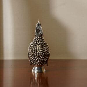 925 Silver Buddha Head Idol Pure Silver Spiritual Home Décor MRTSS/227
