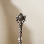 925 Silver Pooja Bell for Mandir with Shankh & Sudarshan Chakra Design MISS/311