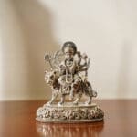 925 Silver Goddess Durga Statue for Diwali & Navratri MRTSS/331