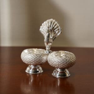 925 Silver Peacock Mini Bowls for Roli Chawal DESS/173